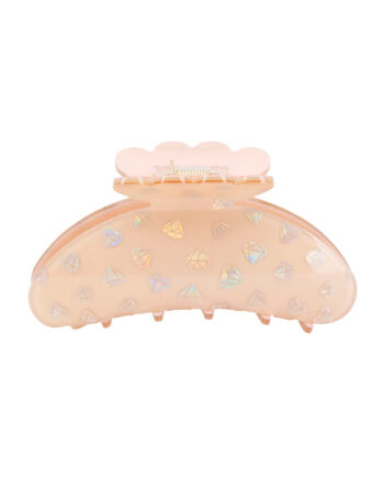 Asta Hårklemme  Beige    Diamant Motiv Hos Frisøren   Baronen