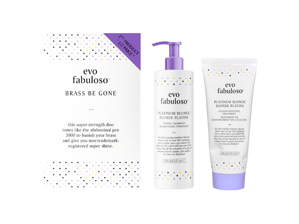 Evo Fabuloso Brass Be Gone Set Hos Frisøren Baronen