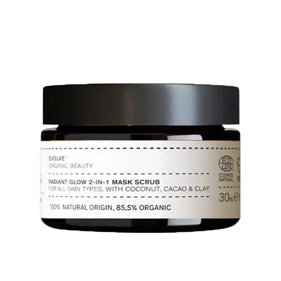 Evolve Radiant Glow -in- Mask Scrub 30ml Hos Frisøren Baronen