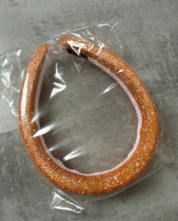 Hårbøjle  Orange Sten Hos Frisøren   Baronen