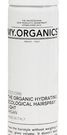 My Organics My Hydr  Hairspray Light 250ml Hos Frisøren   Baronen
