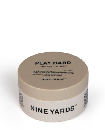 Nine Yards Play Hard Dry Matte Wax 100ml Hårvoks Hos Frisøren   Baronen