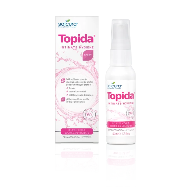 Salcura Topida Intim Hygiejne Spray Salcura 50ml Hos Frisøren Baronen