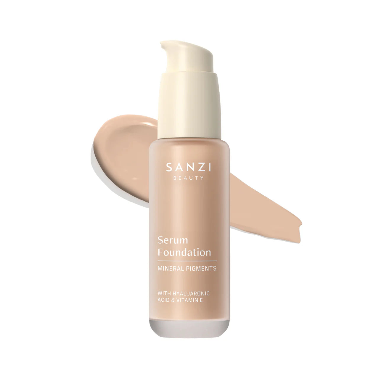 Sanzi Beauty Serum Foundation 04 Medium Cool Rosy Hos Frisøren Baronen