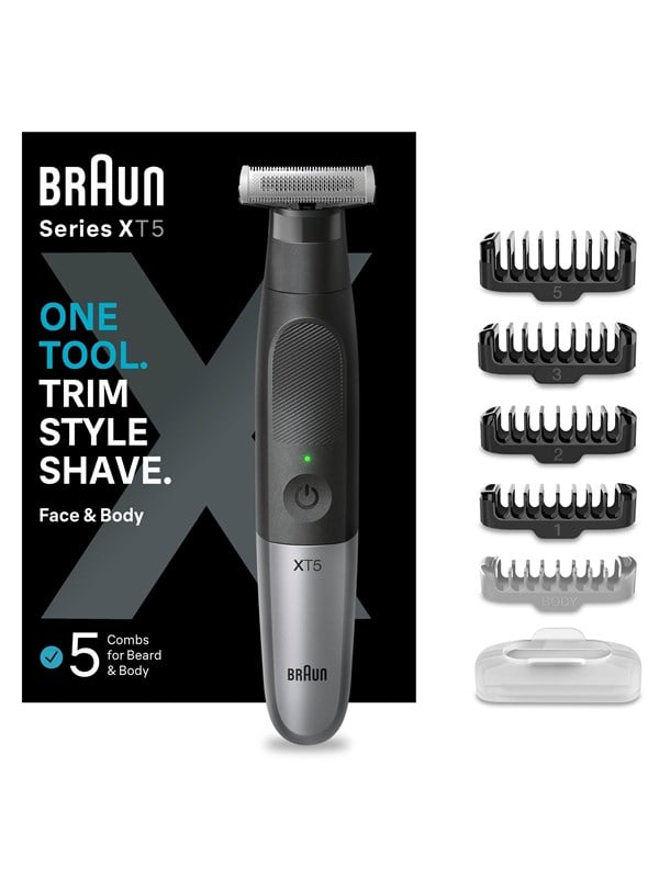 Braun Bodytrimmer Styler Xt5100 Black Spc Grey