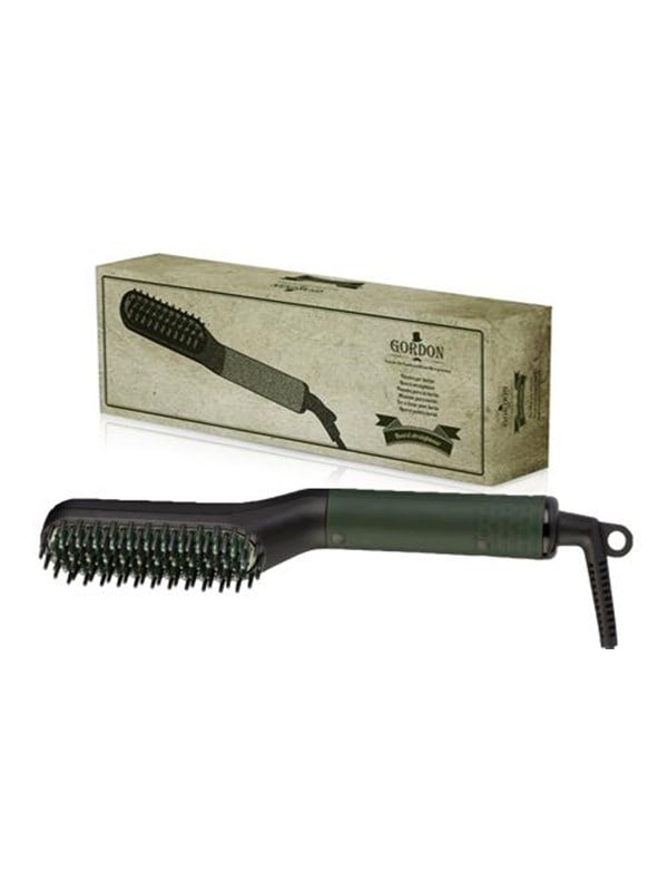 Gordon Glattebørste Beard Straightener Grøn B113