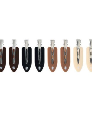 Brushworks No Crease Hair Clips Nude   Pak