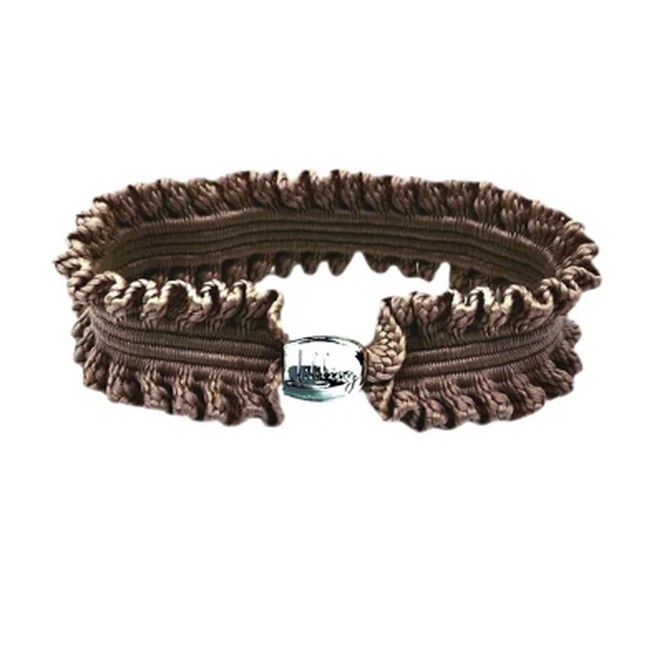 Libling Original Hårelastik Latte Og Sølv Charm