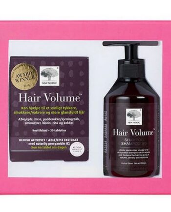 New Nordic Hair Volume Gaveæske Shampoo   Tabs 30 Stk