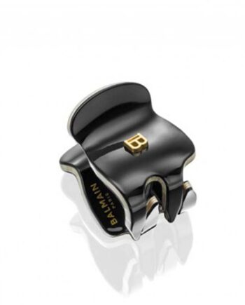 Balmain Cellulose Acetate Pince   Cheveux Extra Small Black White