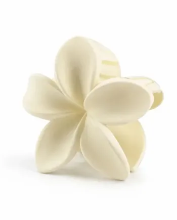 Blomster Hårklemme Hvid