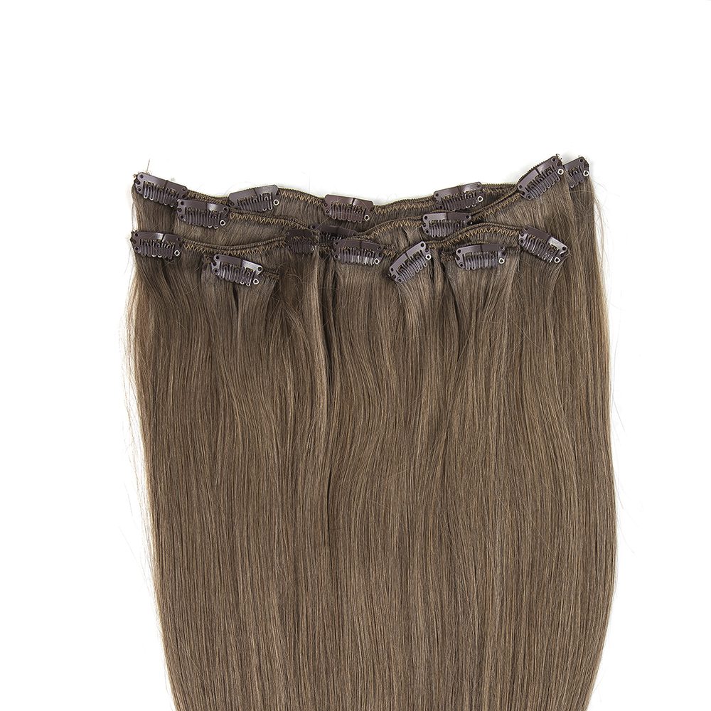 Clip On Extensions Mørk Askbrun