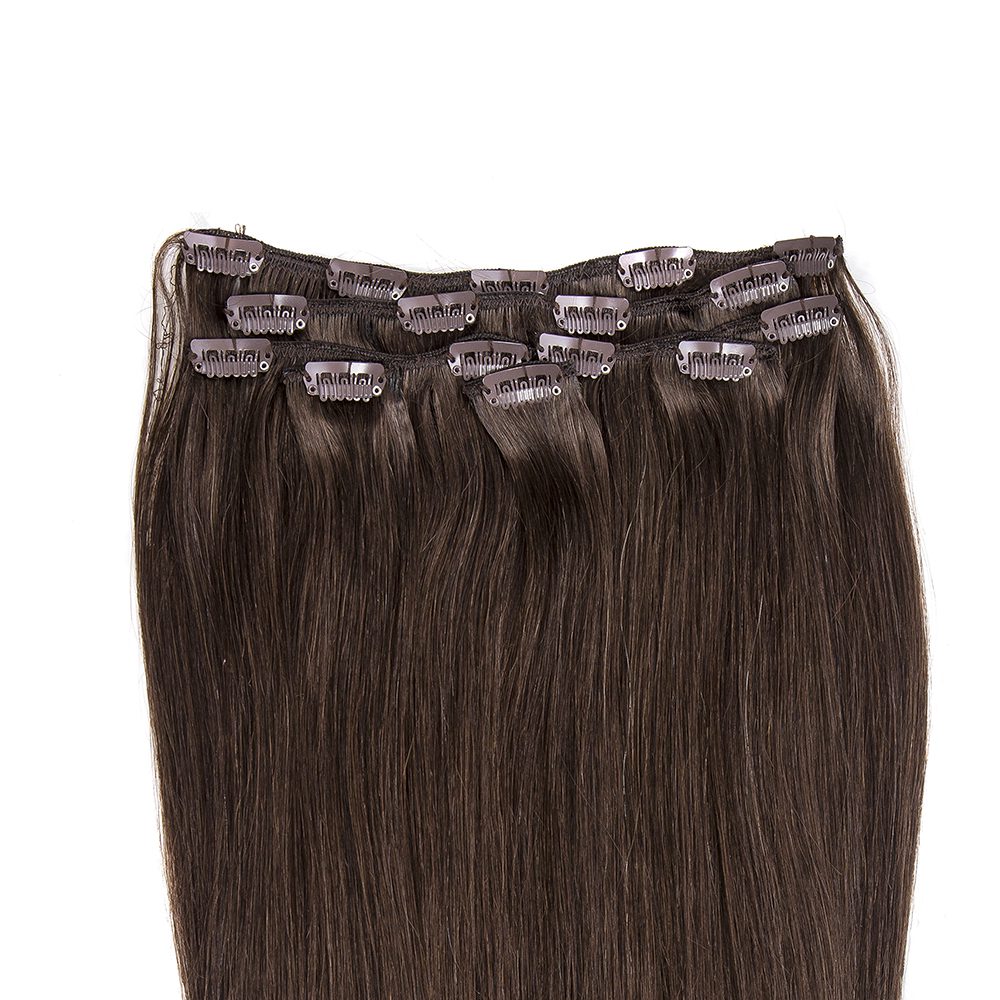 Clip On Extensions Mørkebrun