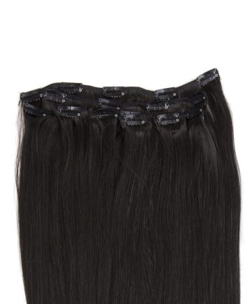 Clip On Extensions Sortbrun  1b