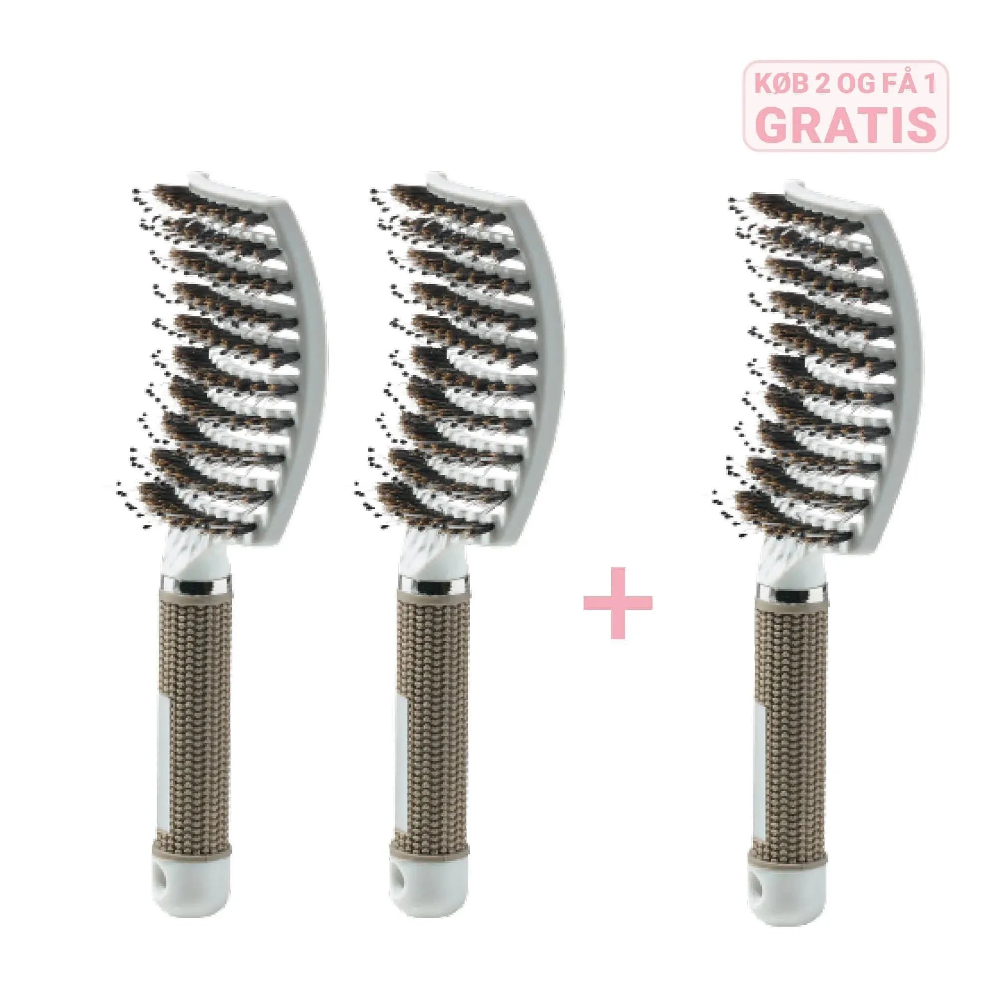 Curved Paddle Brush Køb   Stk  Få   Stk Gratis   Stk Hvid     Stk Gratis