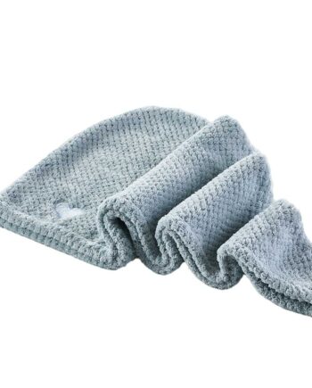 Mikrofiber Håndklæde Til Hår Lyseblå