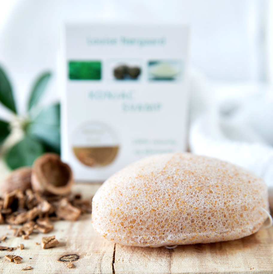Organic Konjac Valnød Svamp